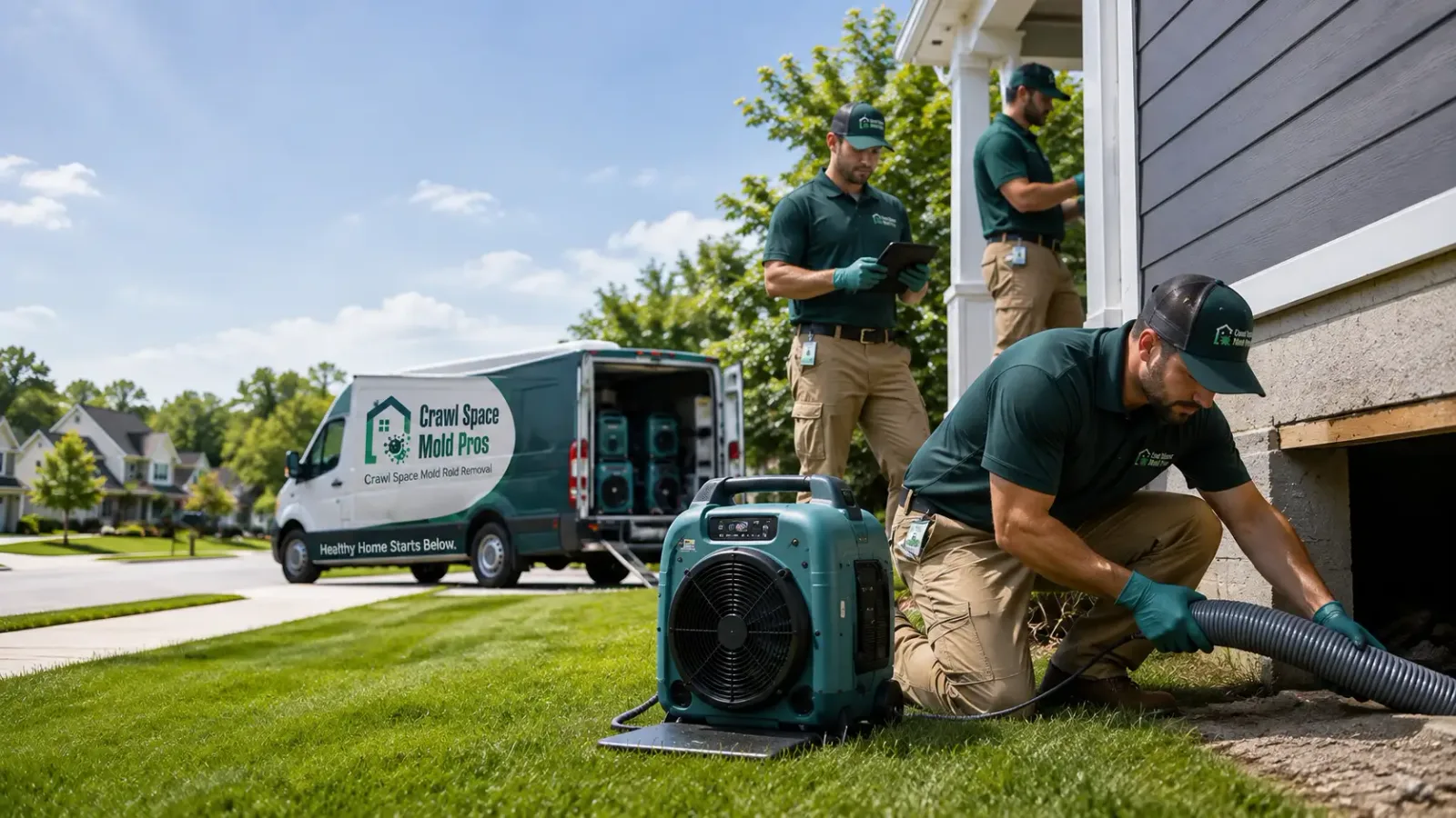 Crawl Space Mold Removal in Hudson, OH